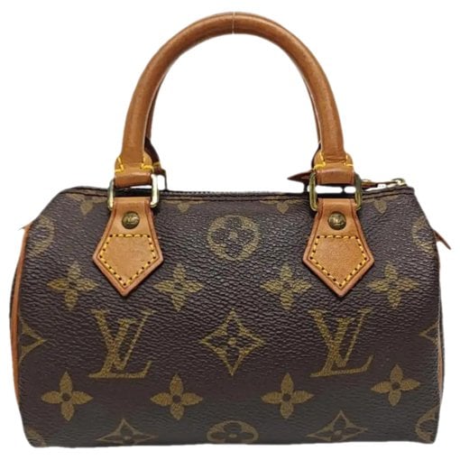 Nano Speedy / Mini HL leather handbag