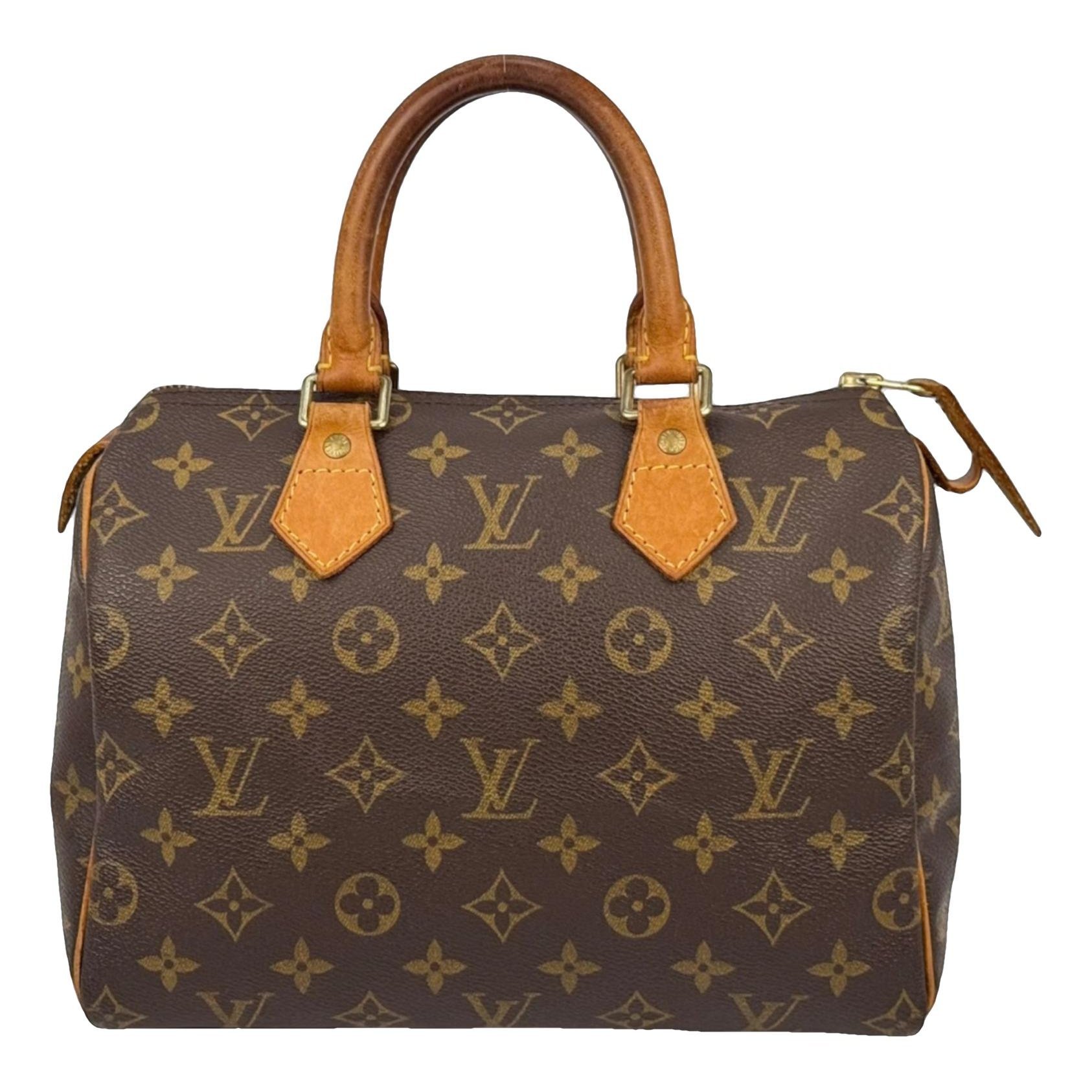 Speedy leather handbag