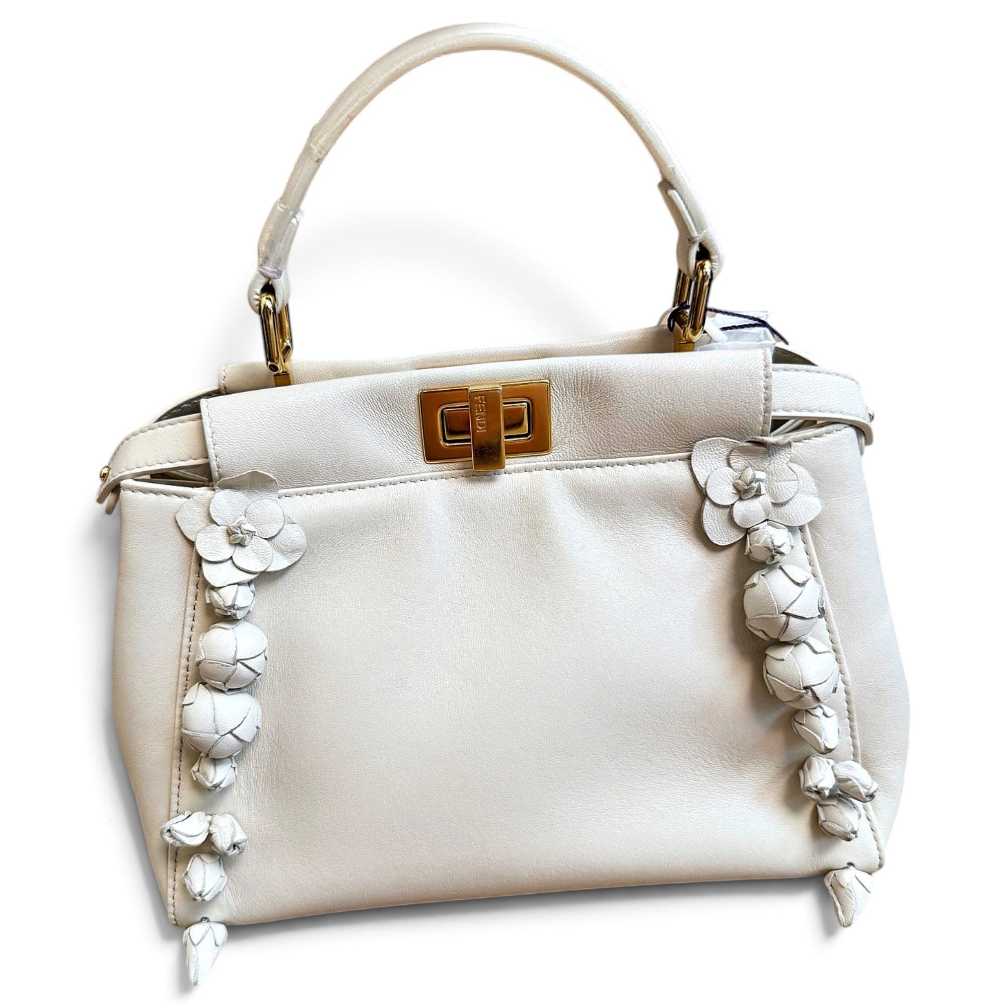 Fendi Peekaboo leather handbag