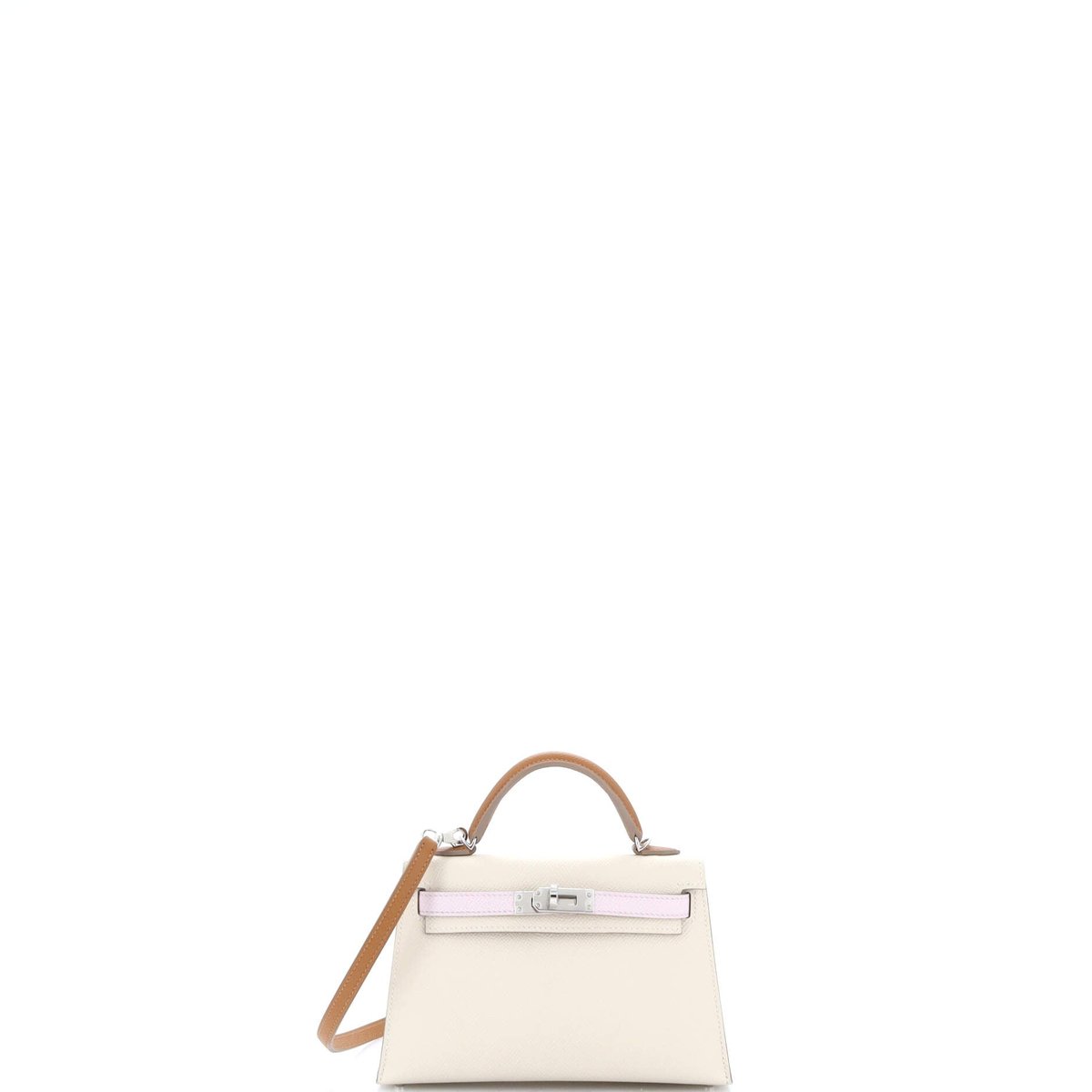 Hermes Kelly Mini II Bag Tricolor Epsom with Palladium Hardware 20