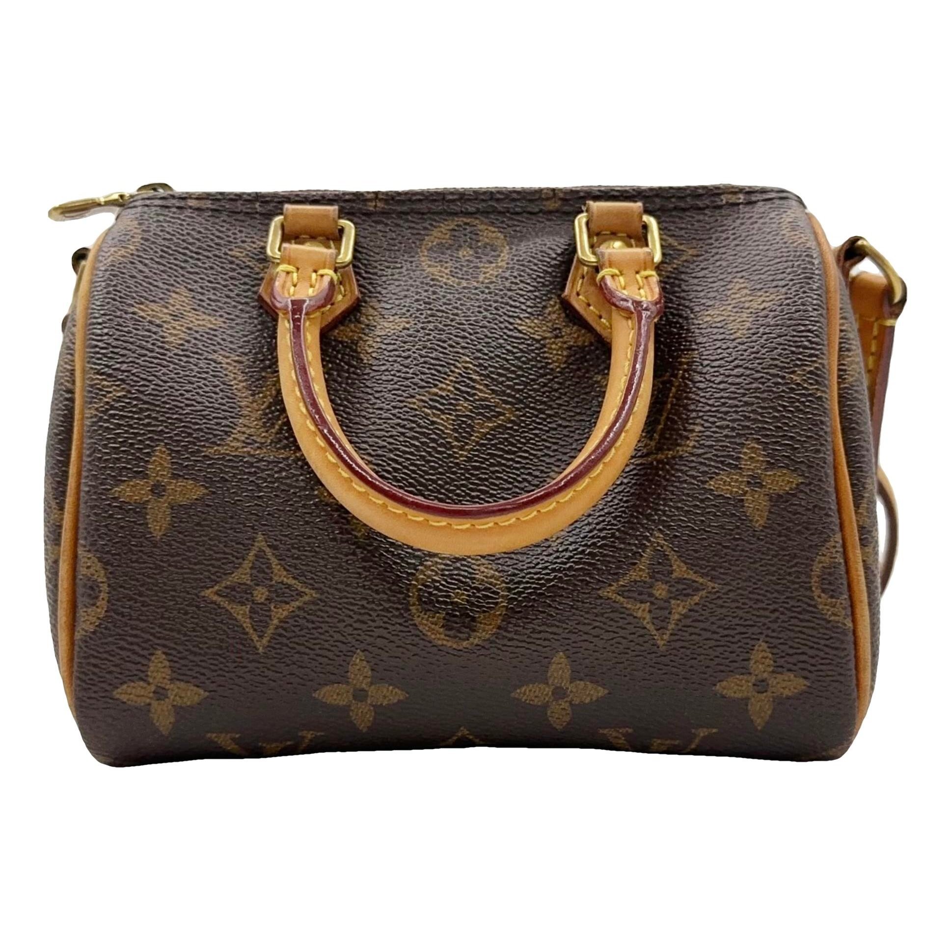 Nano Speedy / Mini HL leather handbag