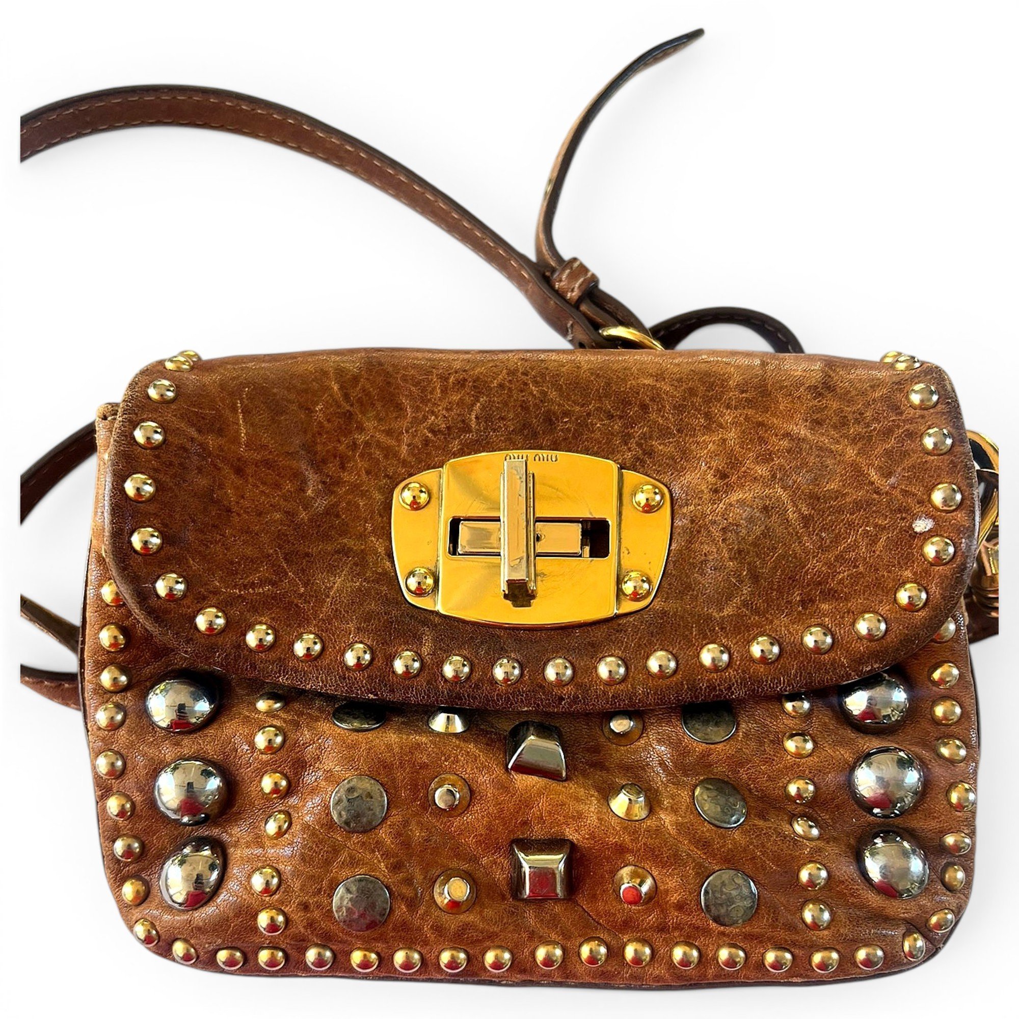 Leather handbag