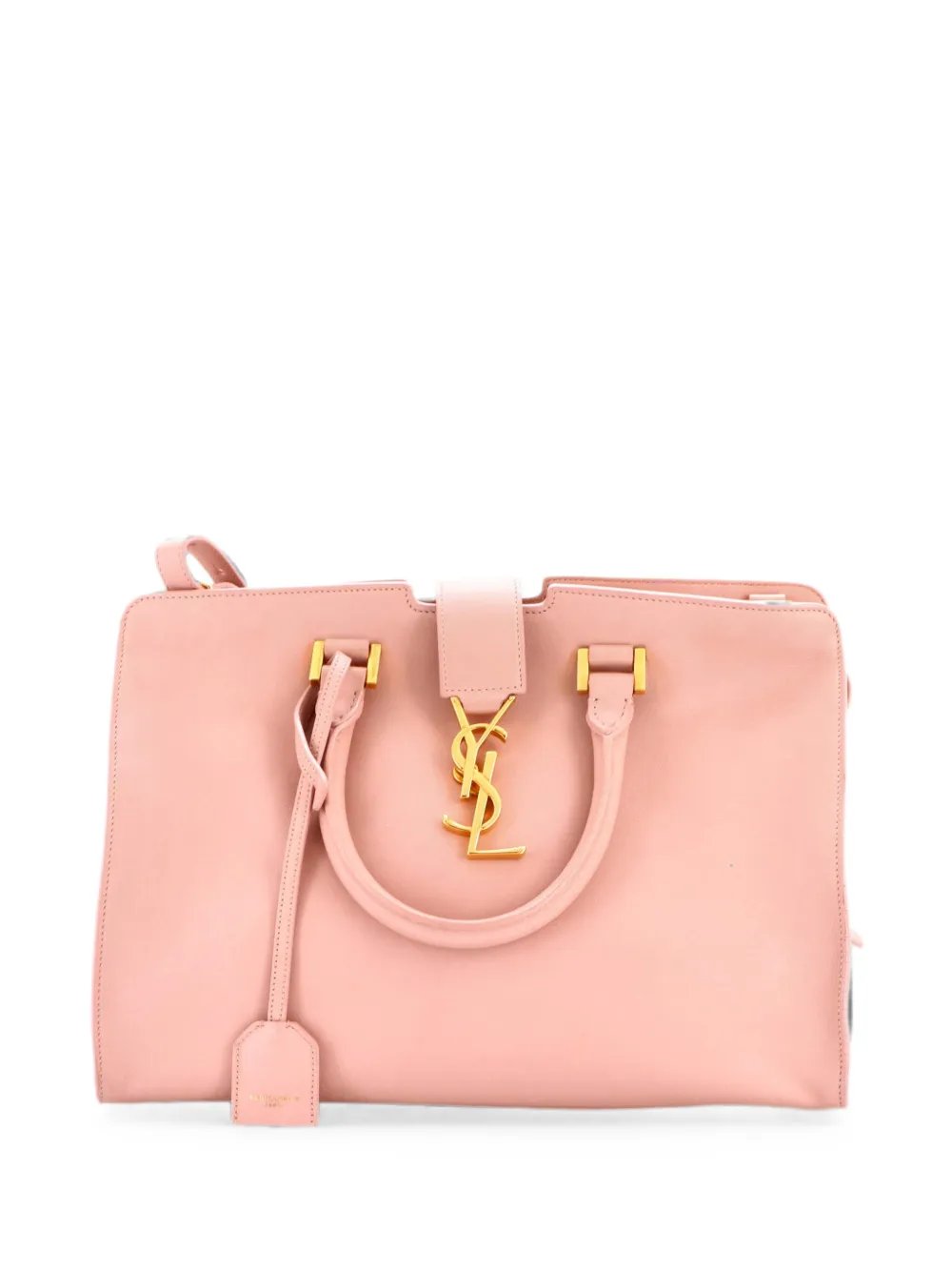Saint Laurent Monogram Cabas Leather Small satchel