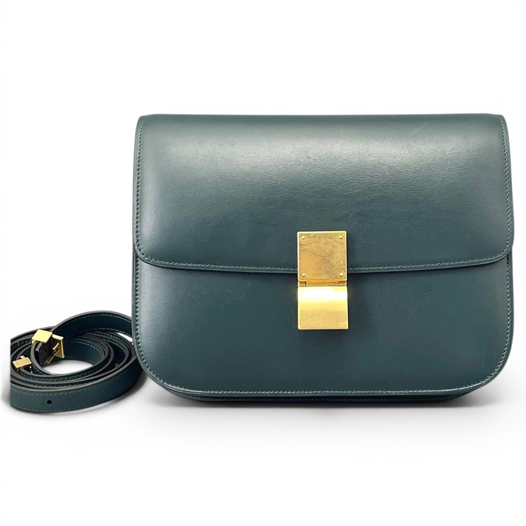 Classic leather handbag