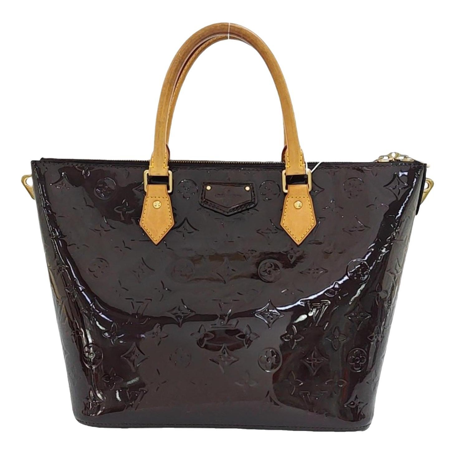 Patent leather handbag