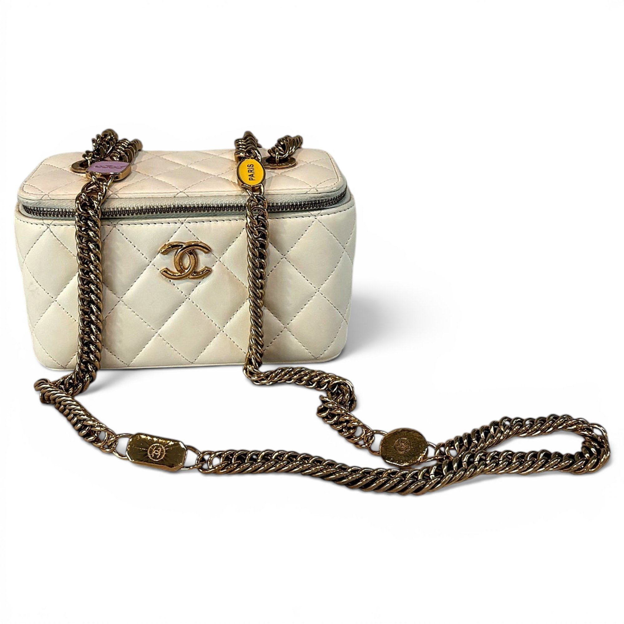 Vanity leather mini bag
