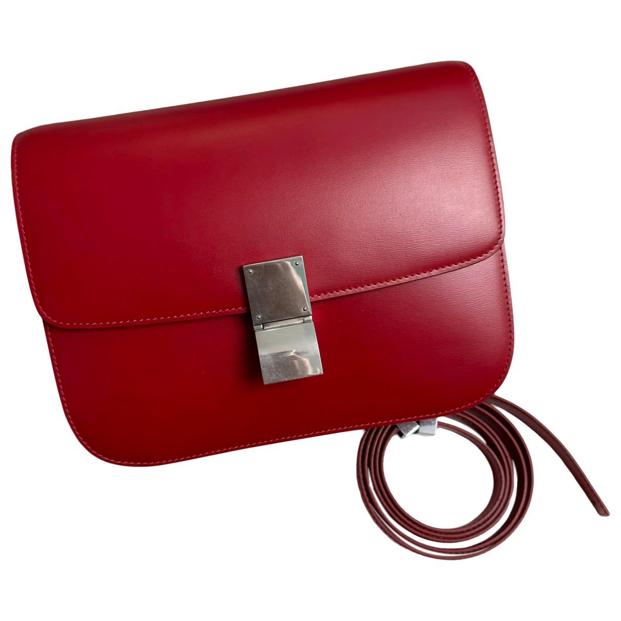Classic leather crossbody bag