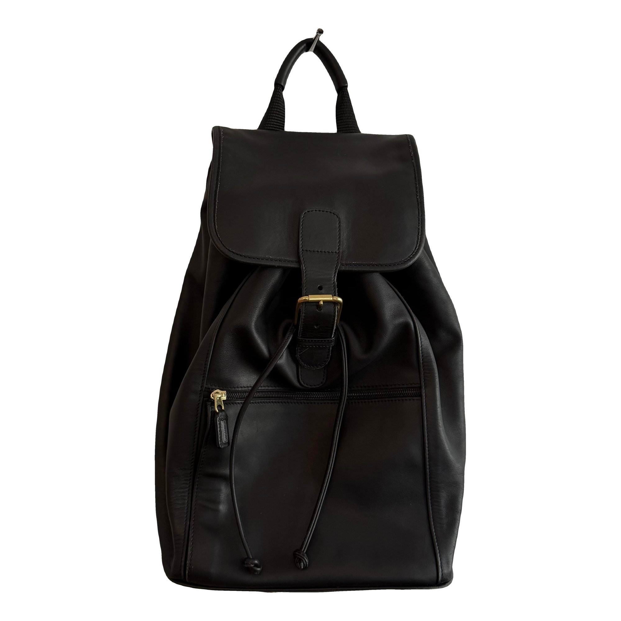 Leather backpack
