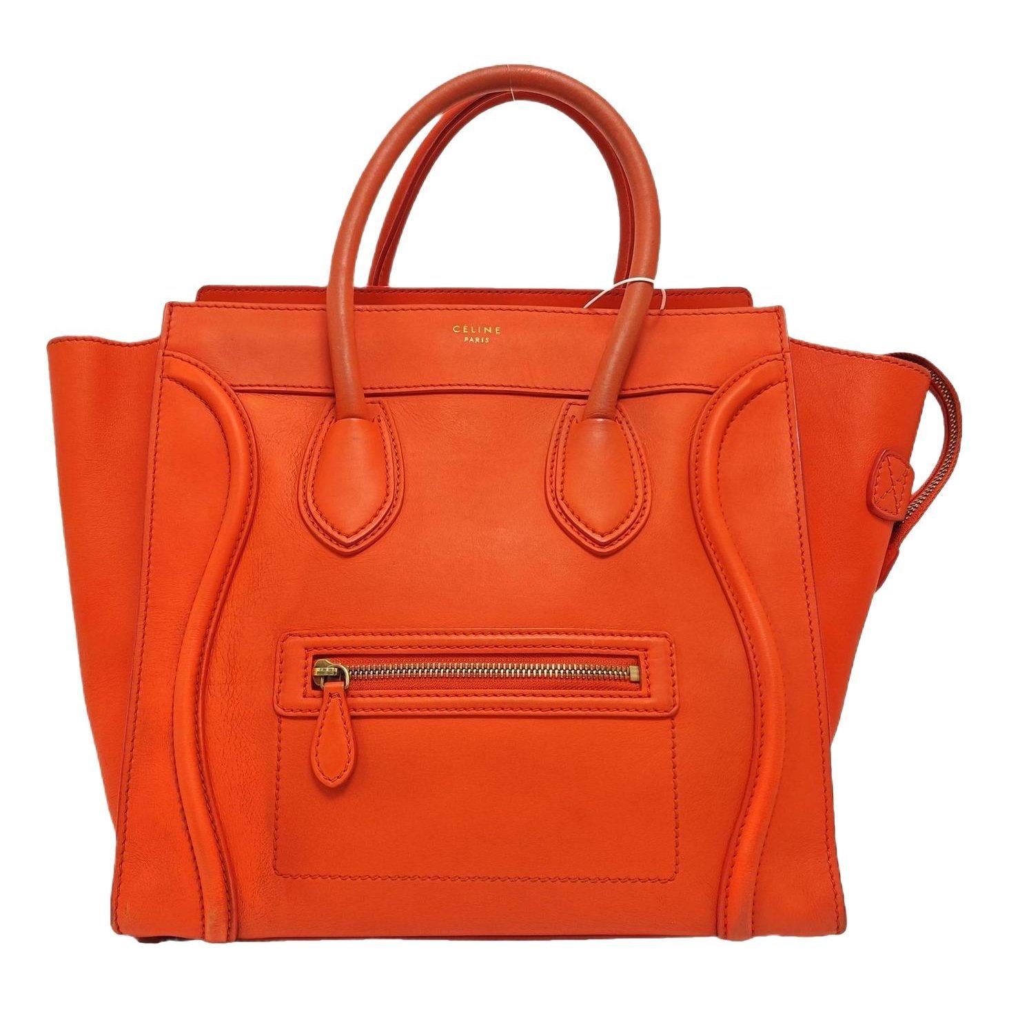 Luggage leather handbag