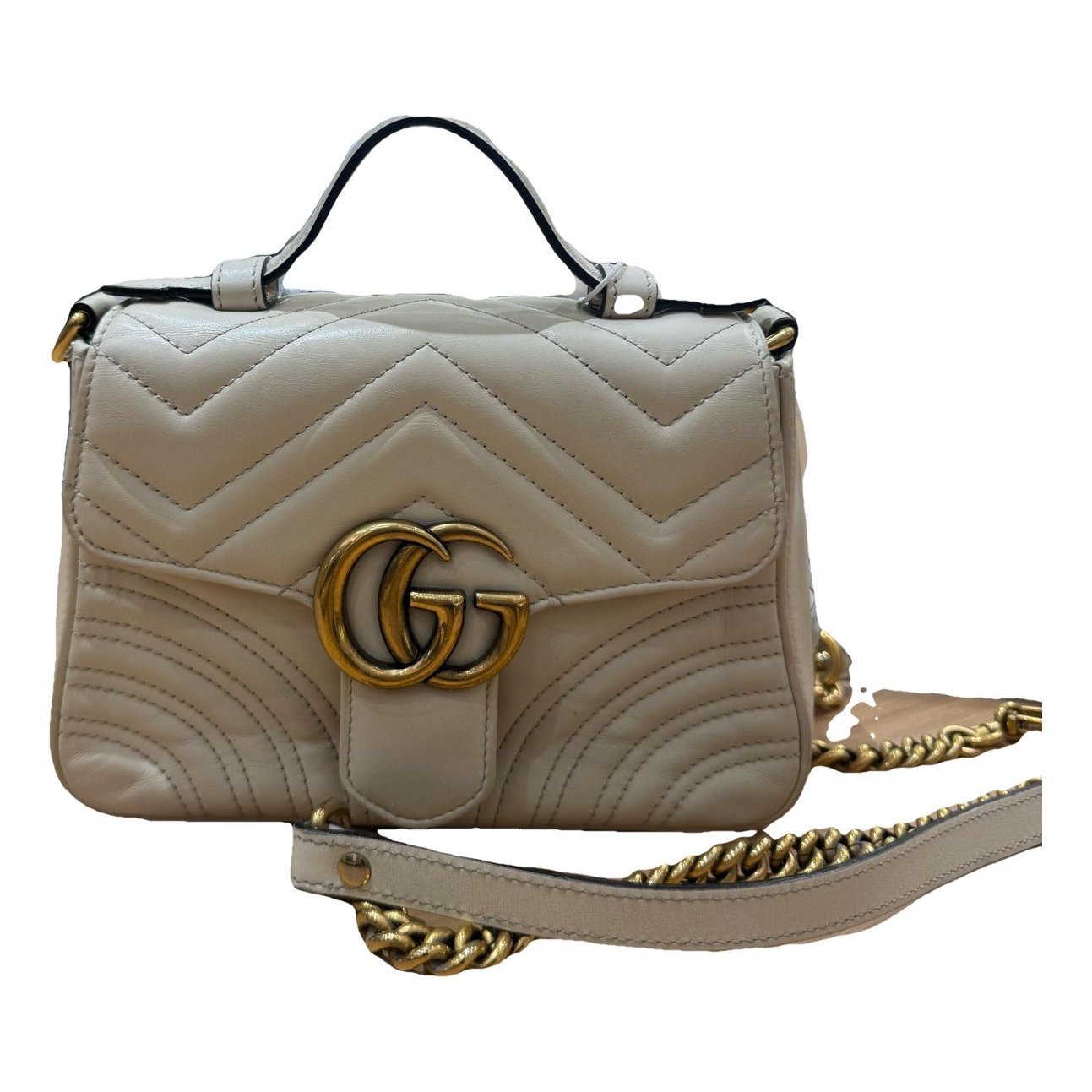 GG Marmont Flap leather handbag