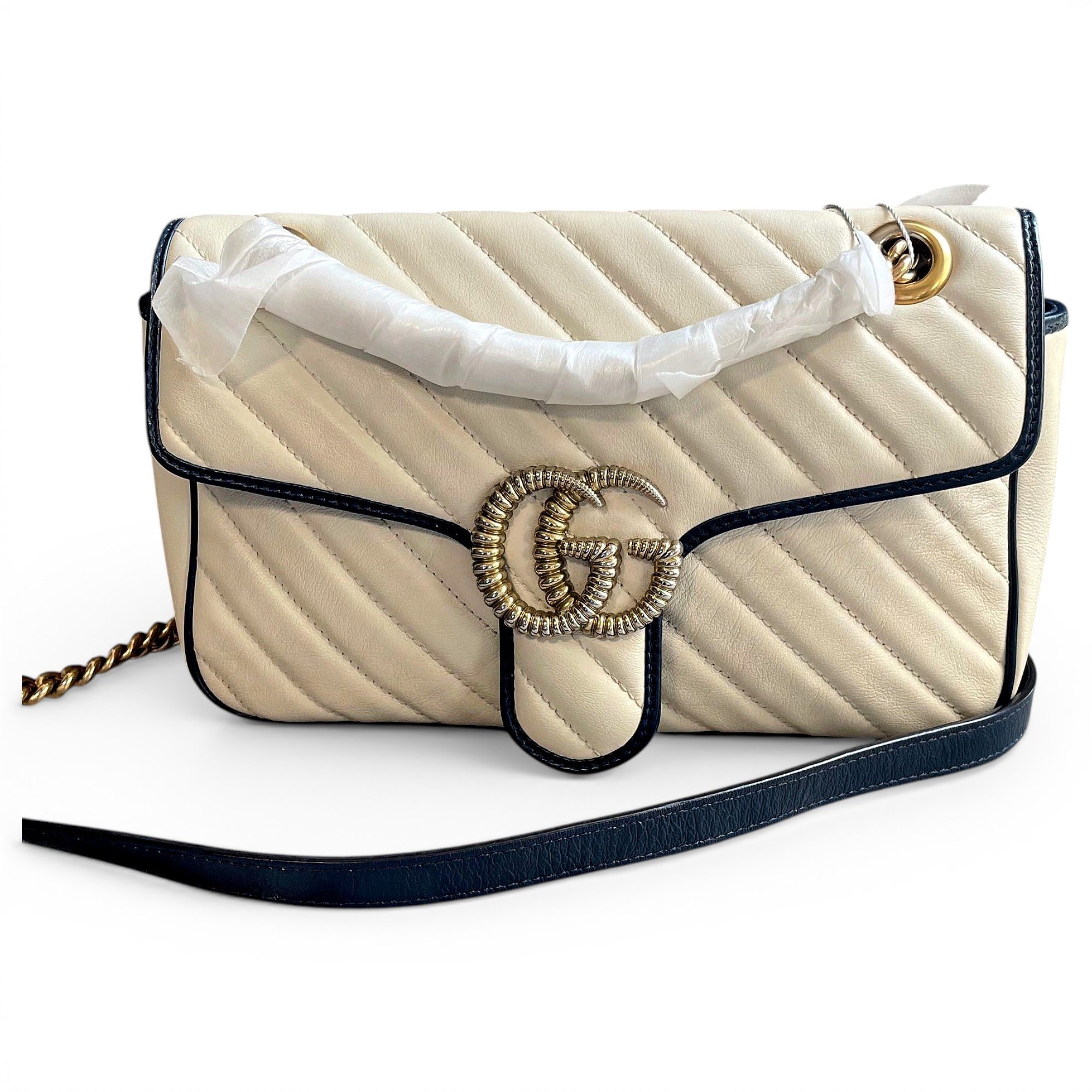 GG Marmont Flap leather crossbody bag