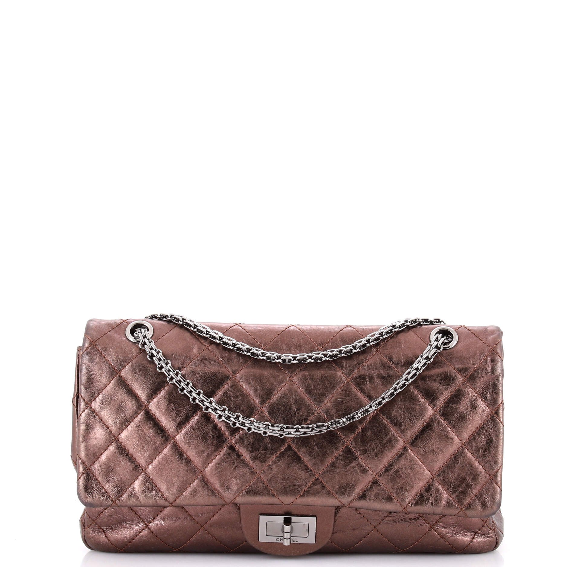 Chanel Reissue 2.55 Flap Bag Quilted Metallic Aged Calfskin 227