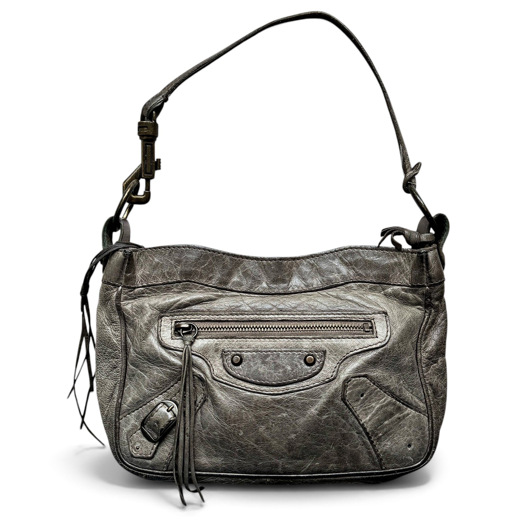 Balenciaga Hip leather handbag