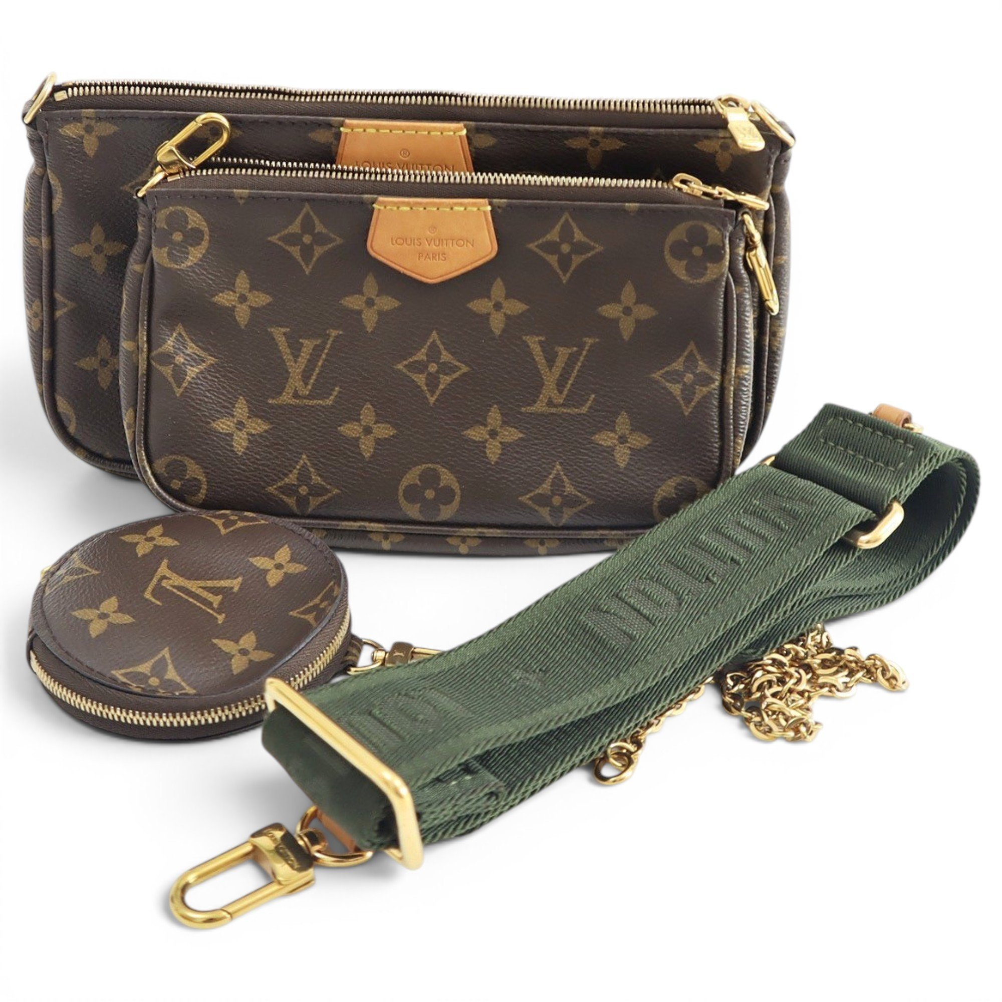 Multi Pochette Accessoires vinyl crossbody bag