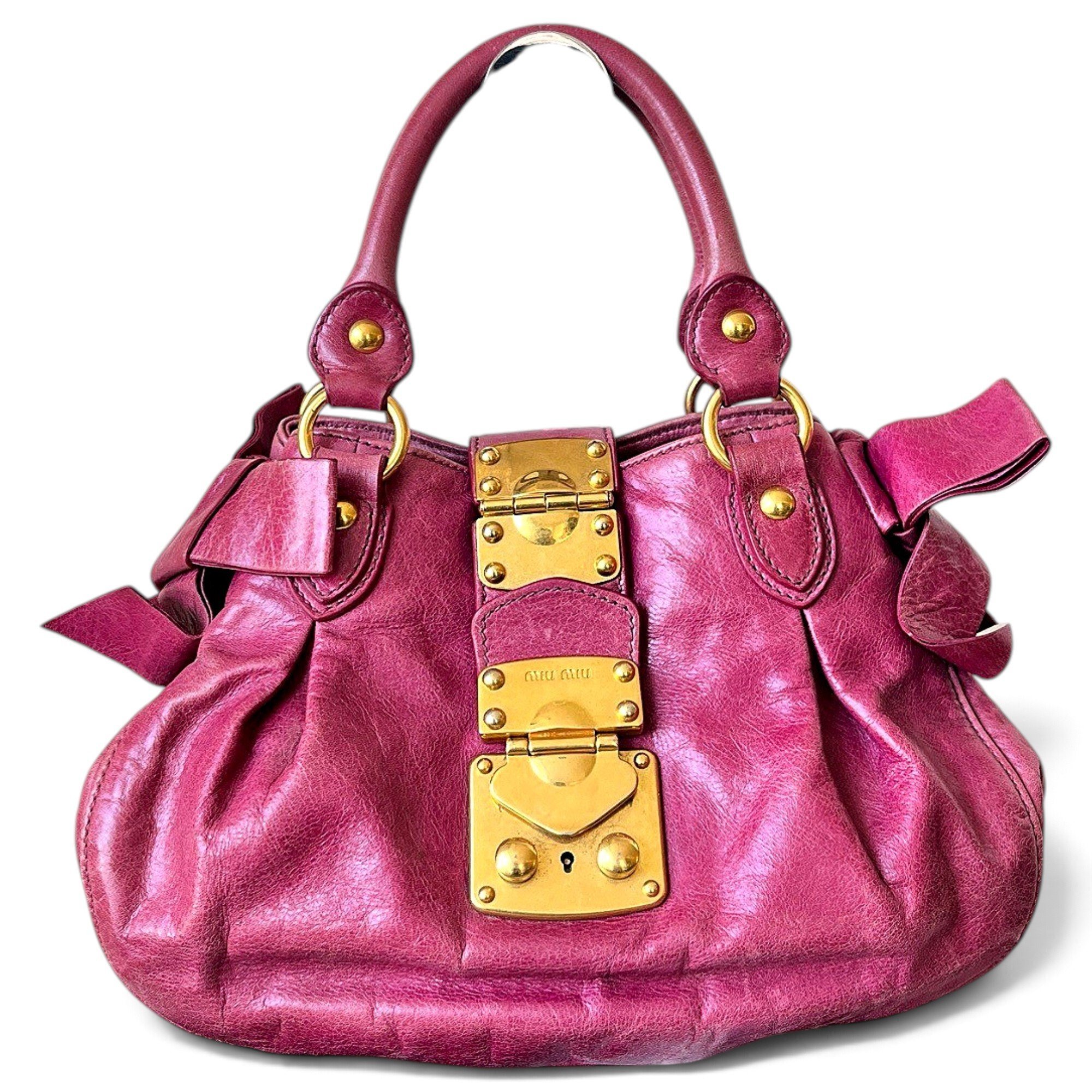 Miu Miu Bow bag leather handbag
