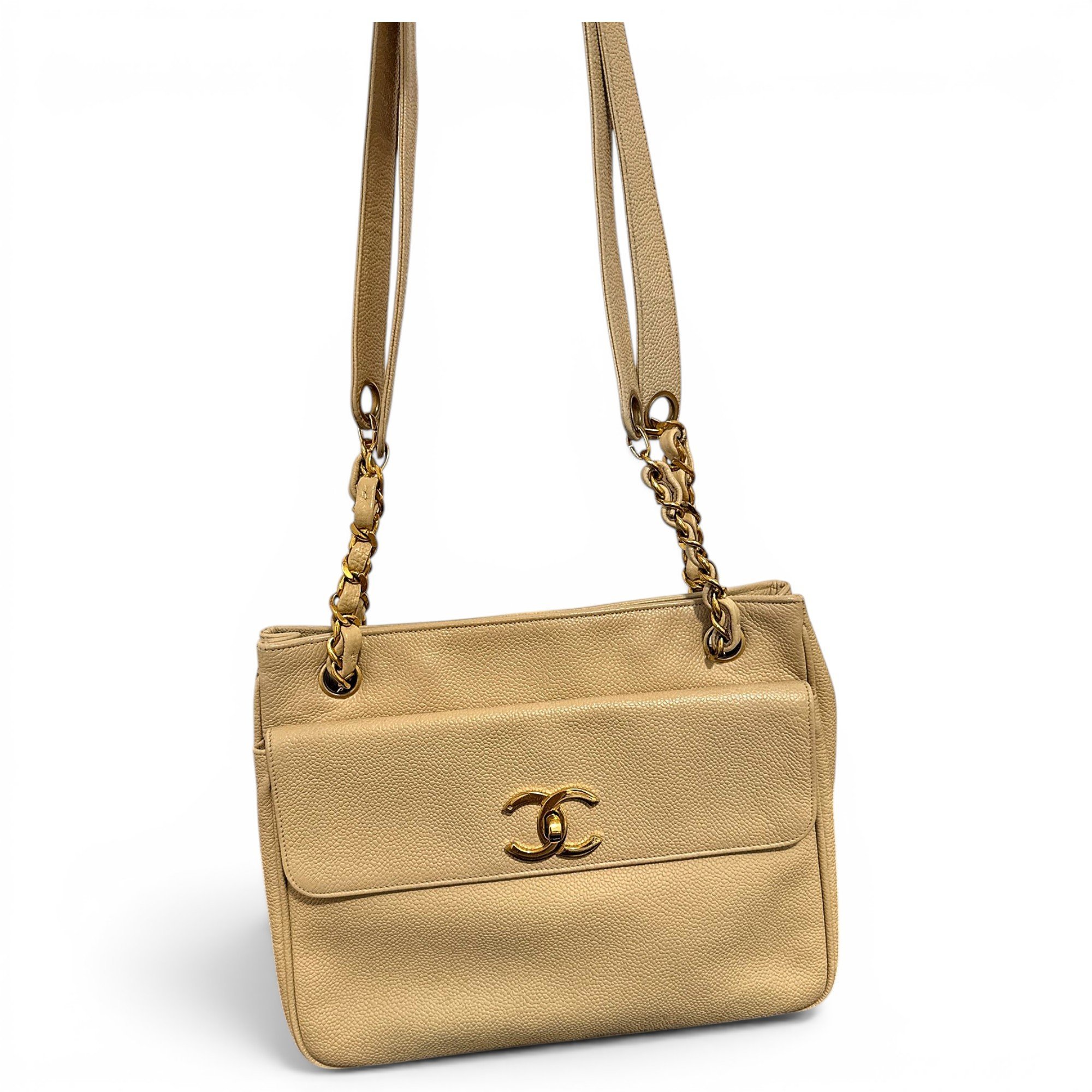 Petite Shopping Tote leather tote