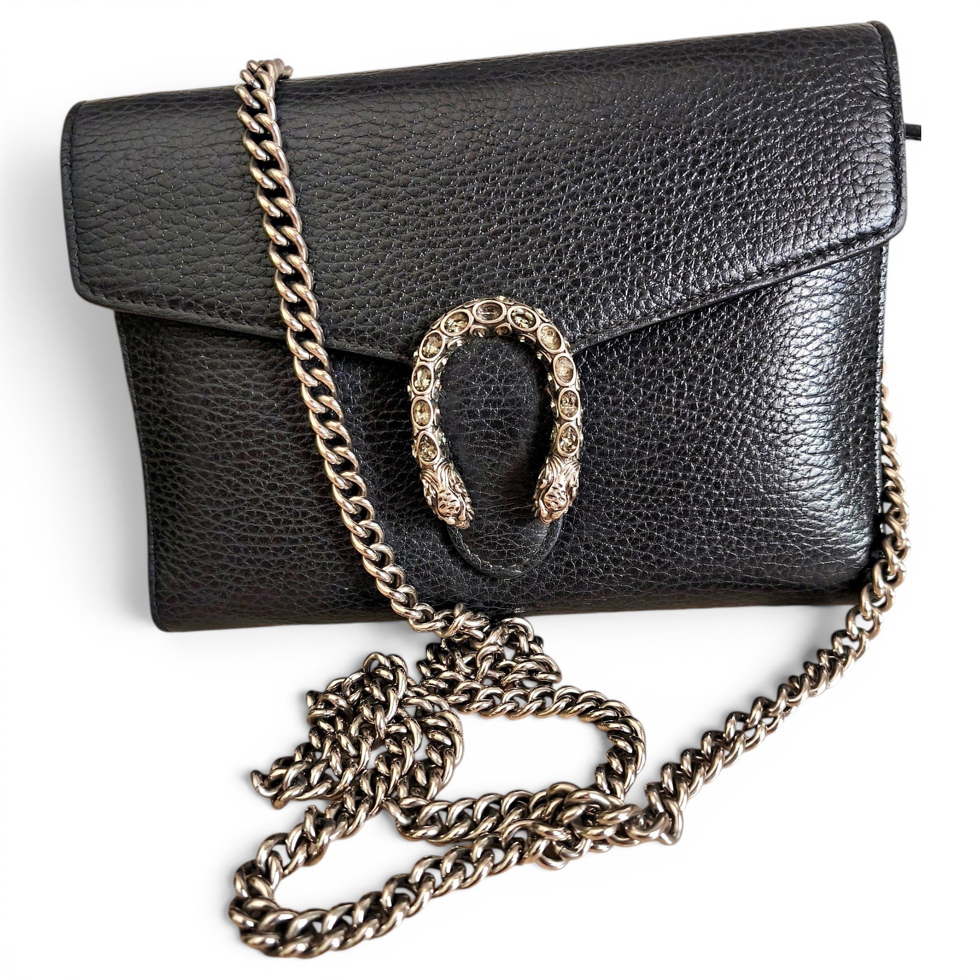 Dionysus Chain Wallet leather crossbody bag