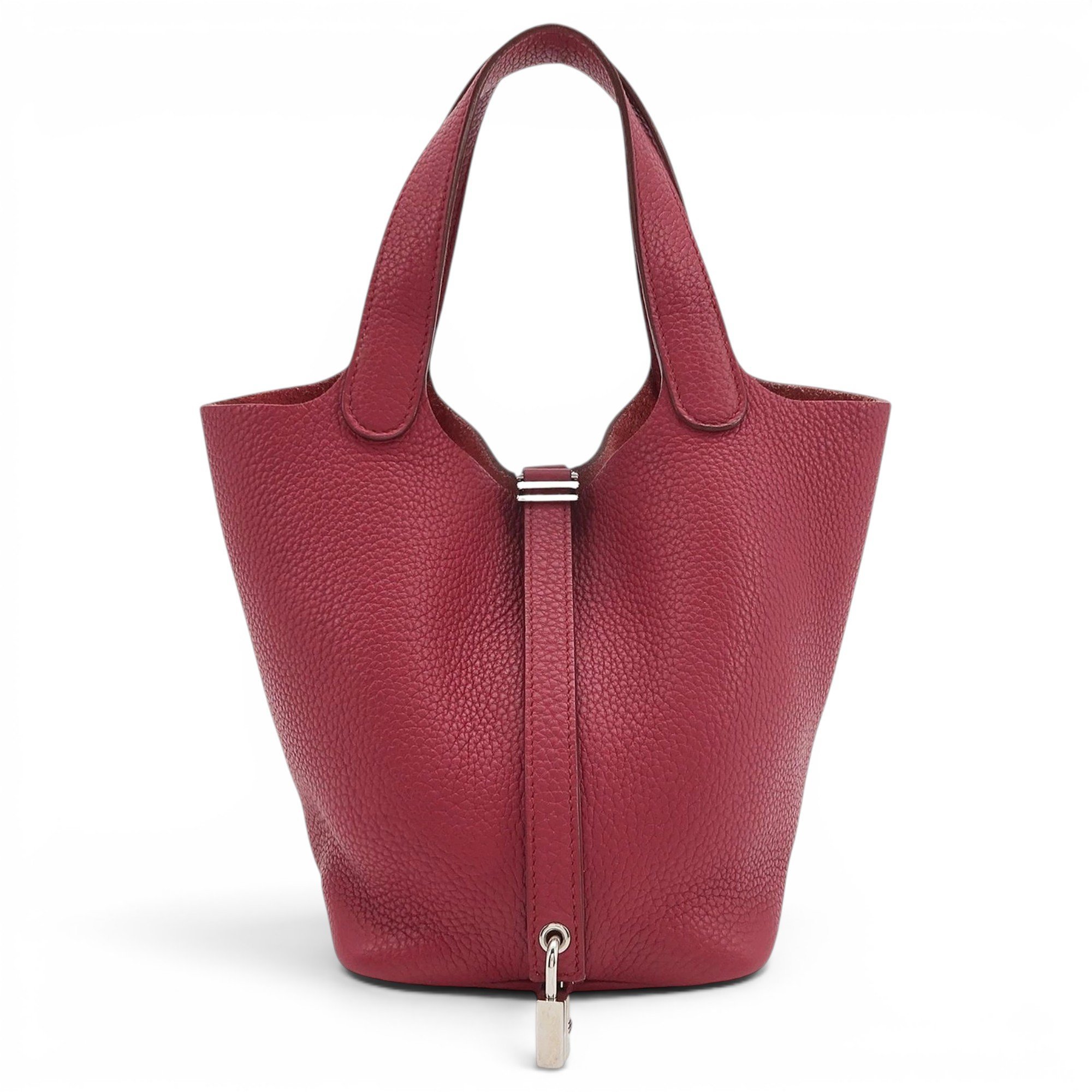 Picotin leather handbag
