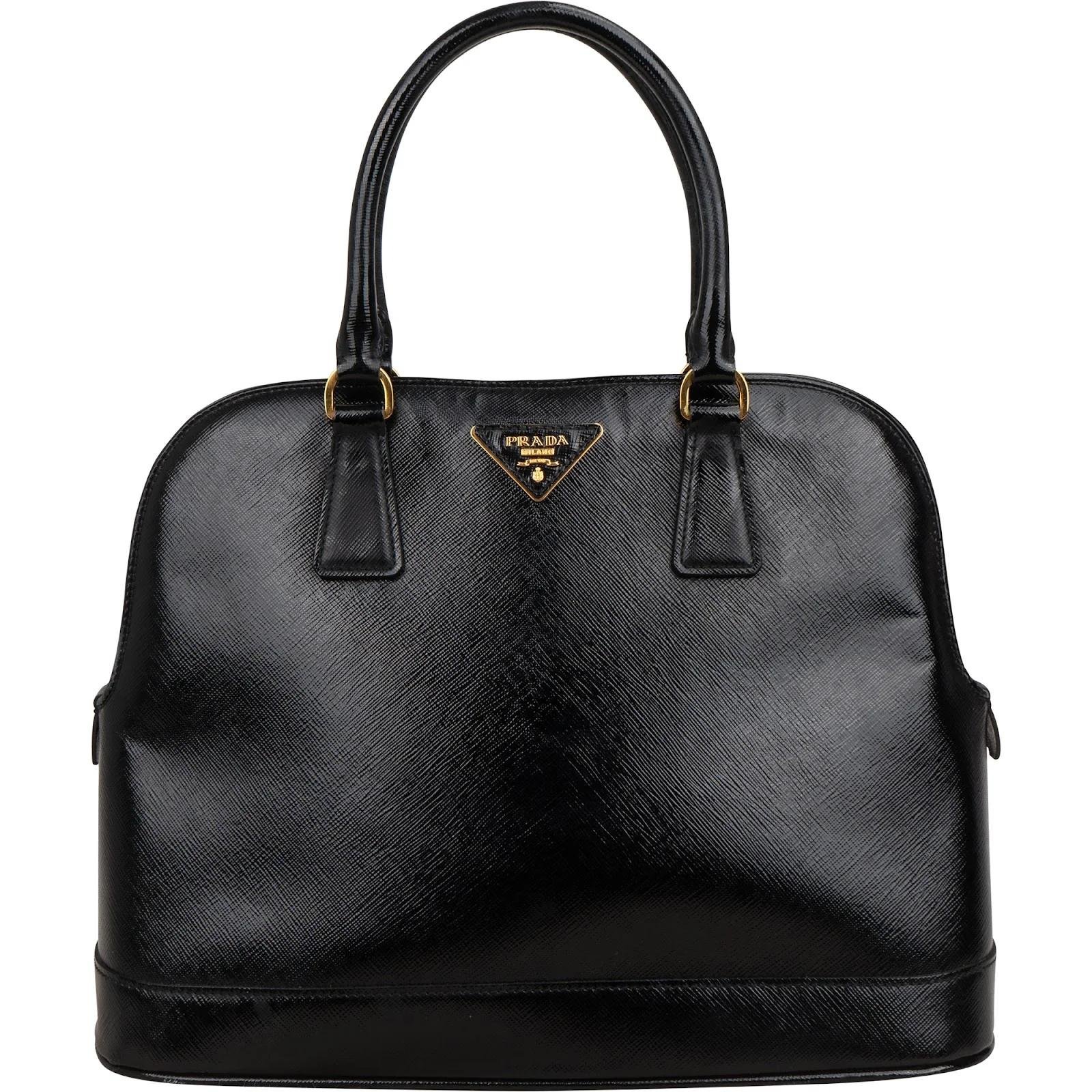 Promenade leather handbag