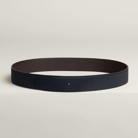 Reversible leather strap 38 mm