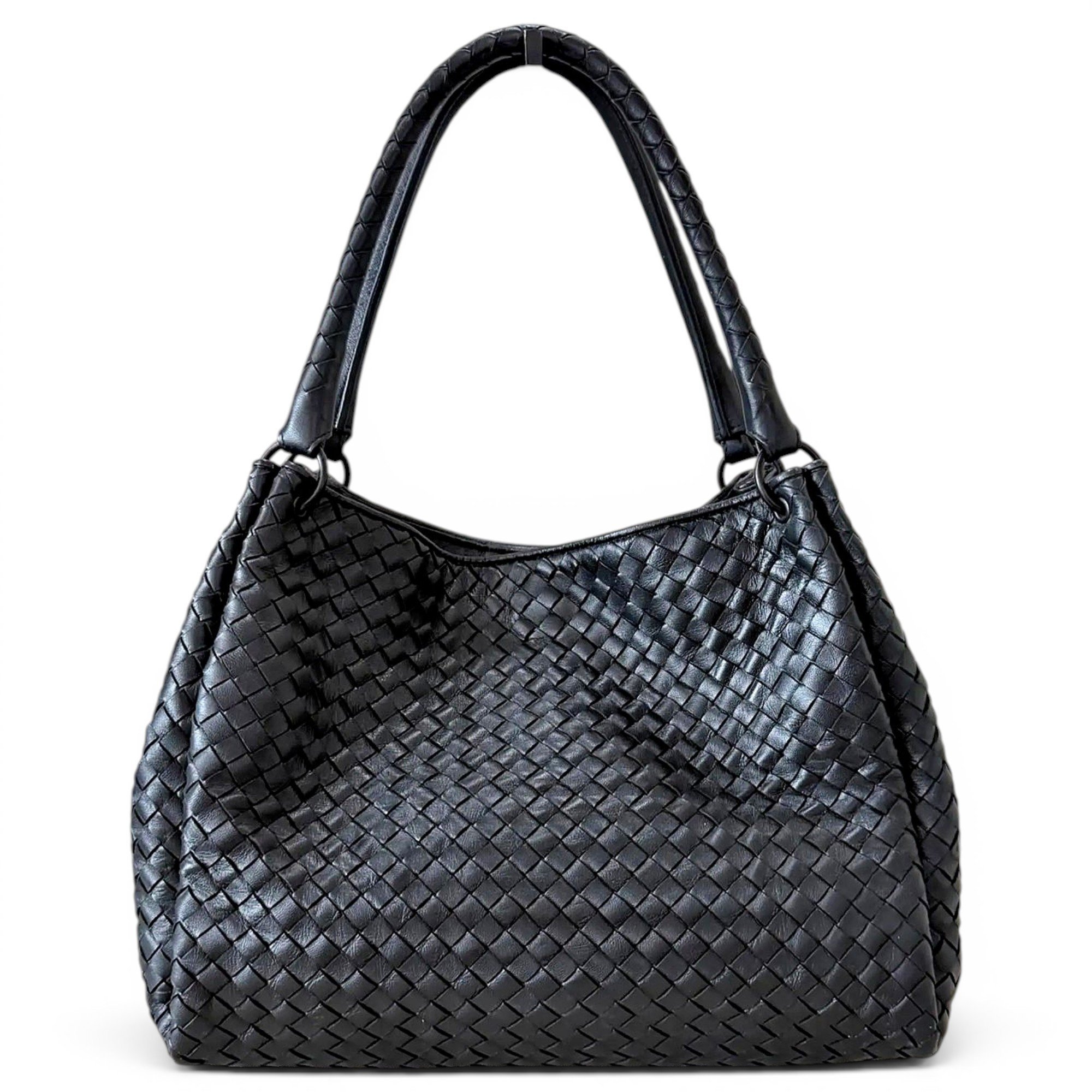 Parachute leather handbag