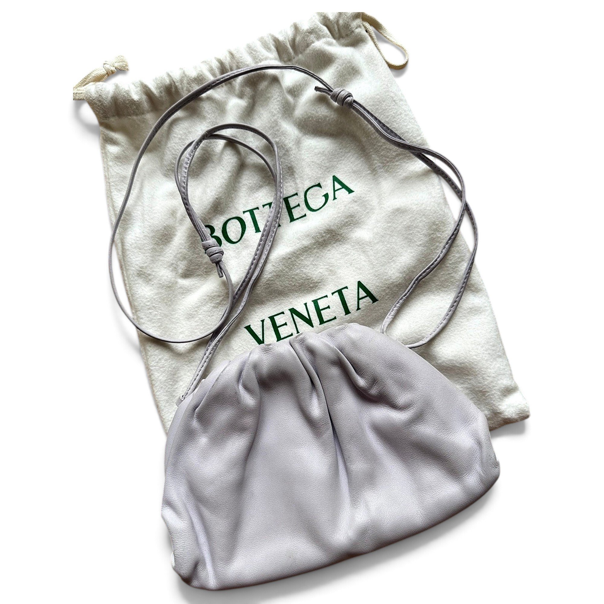 Pouch leather crossbody bag