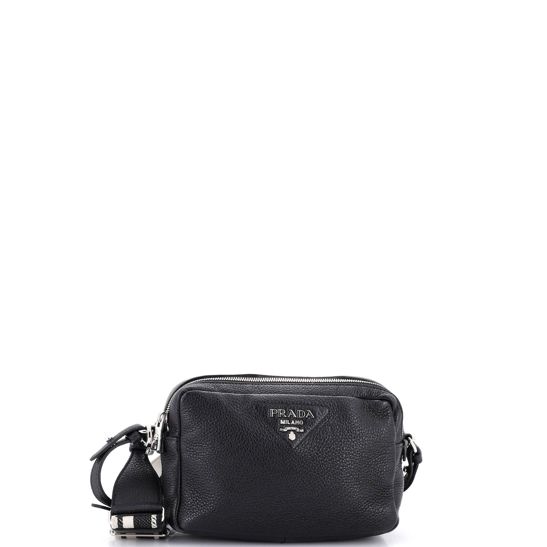 Flou Camera Crossbody Bag Vitello Daino Small