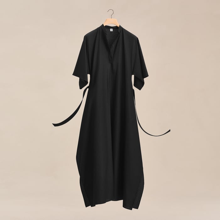 Noir "Mosaique" Prairie Dress