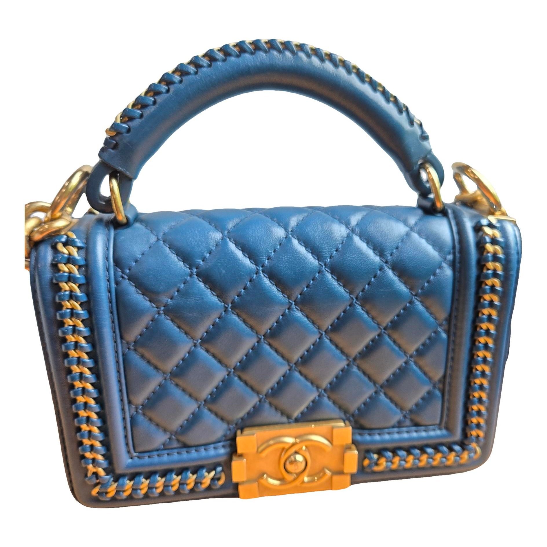 Boy leather crossbody bag