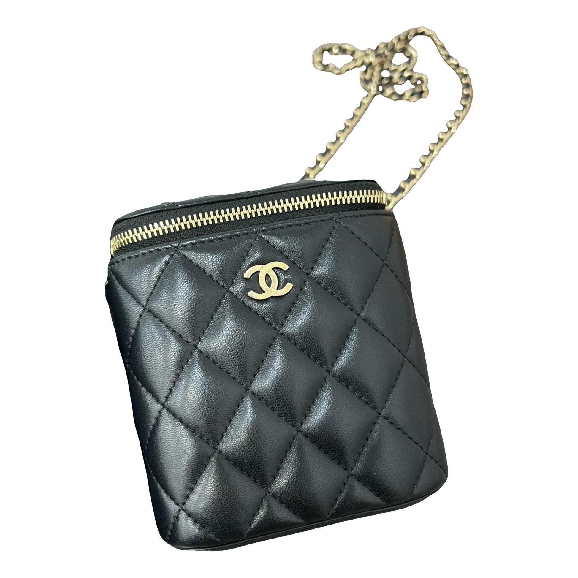 Trendy CC Vanity leather handbag