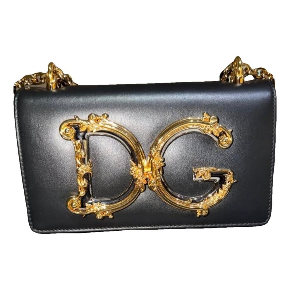 DG Girls leather clutch bag