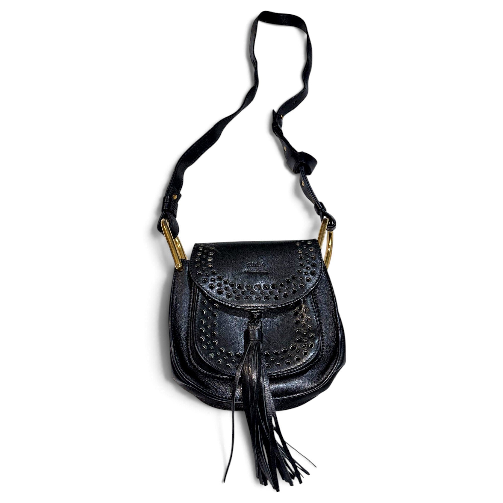 Drew leather crossbody bag
