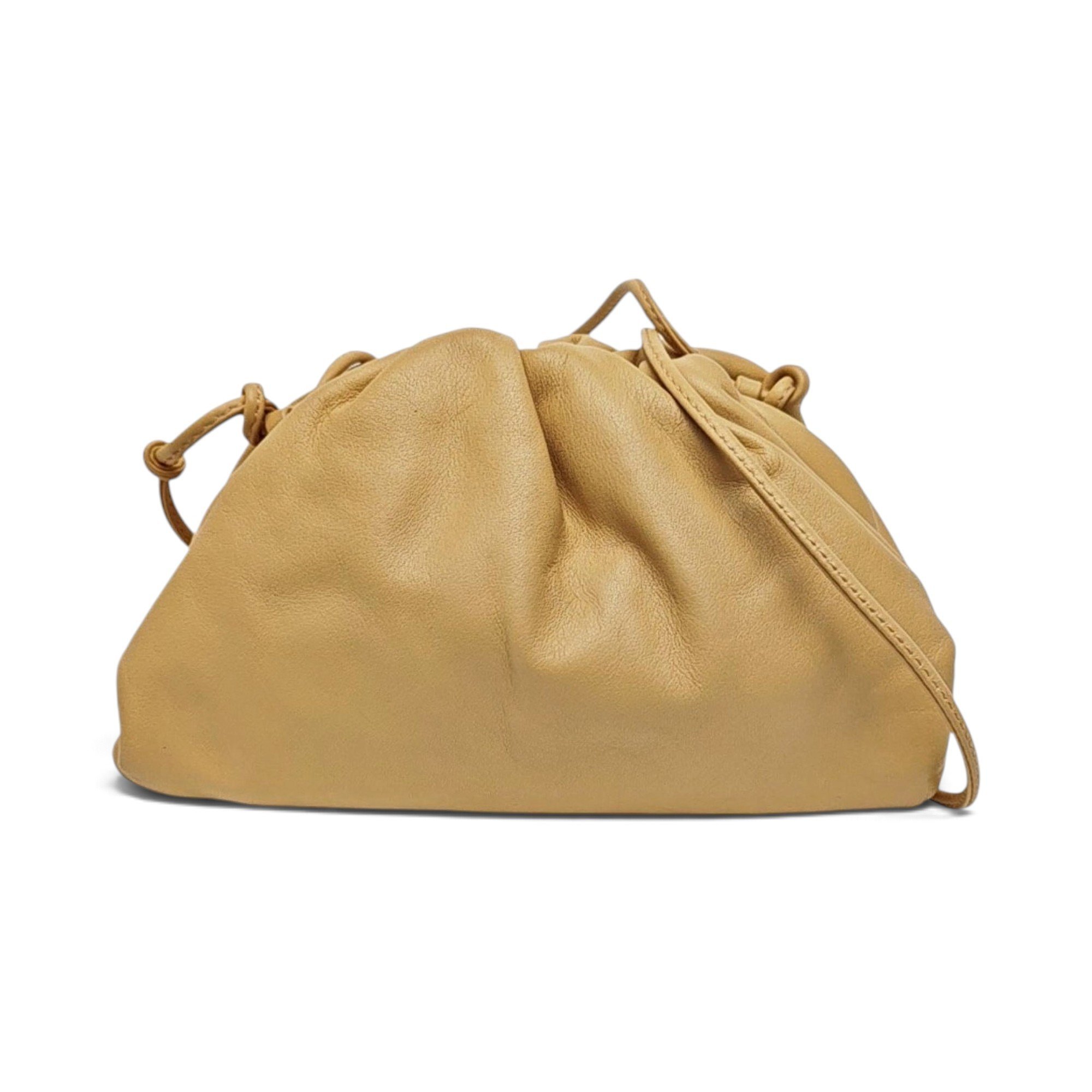 Pouch leather handbag