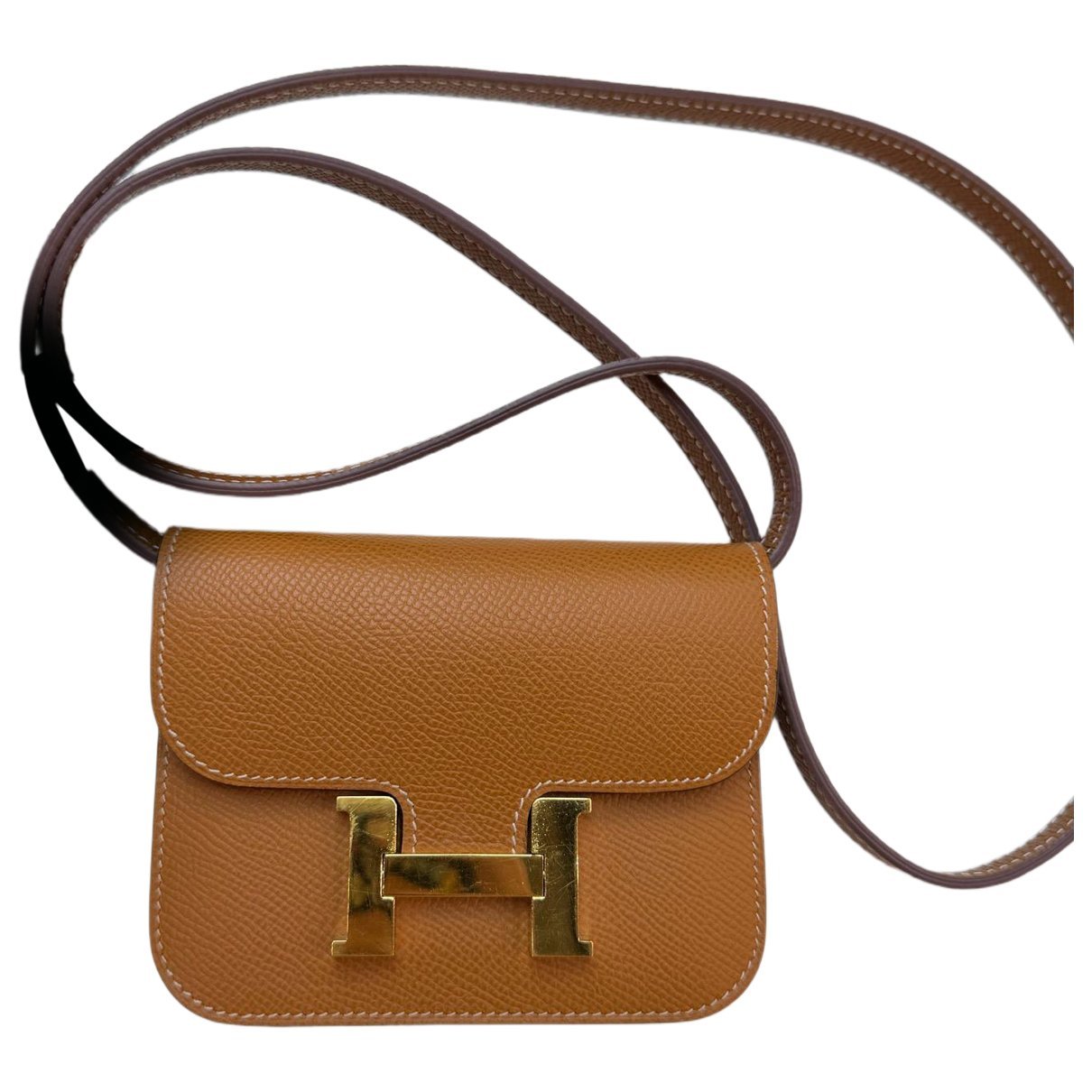 Constance leather clutch bag
