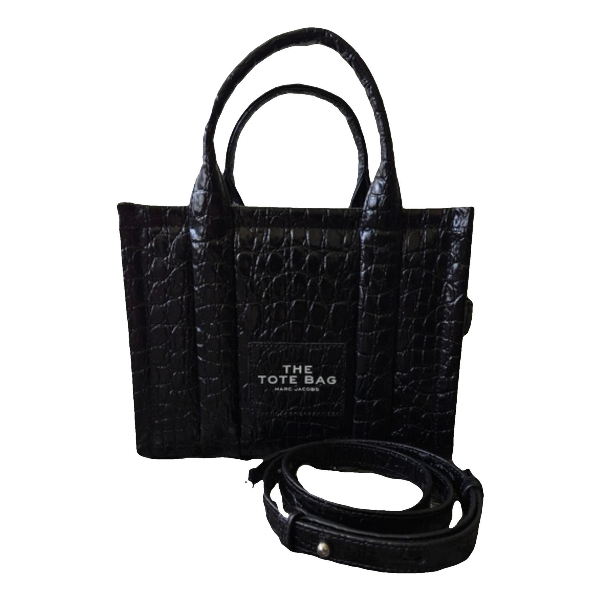 Leather tote