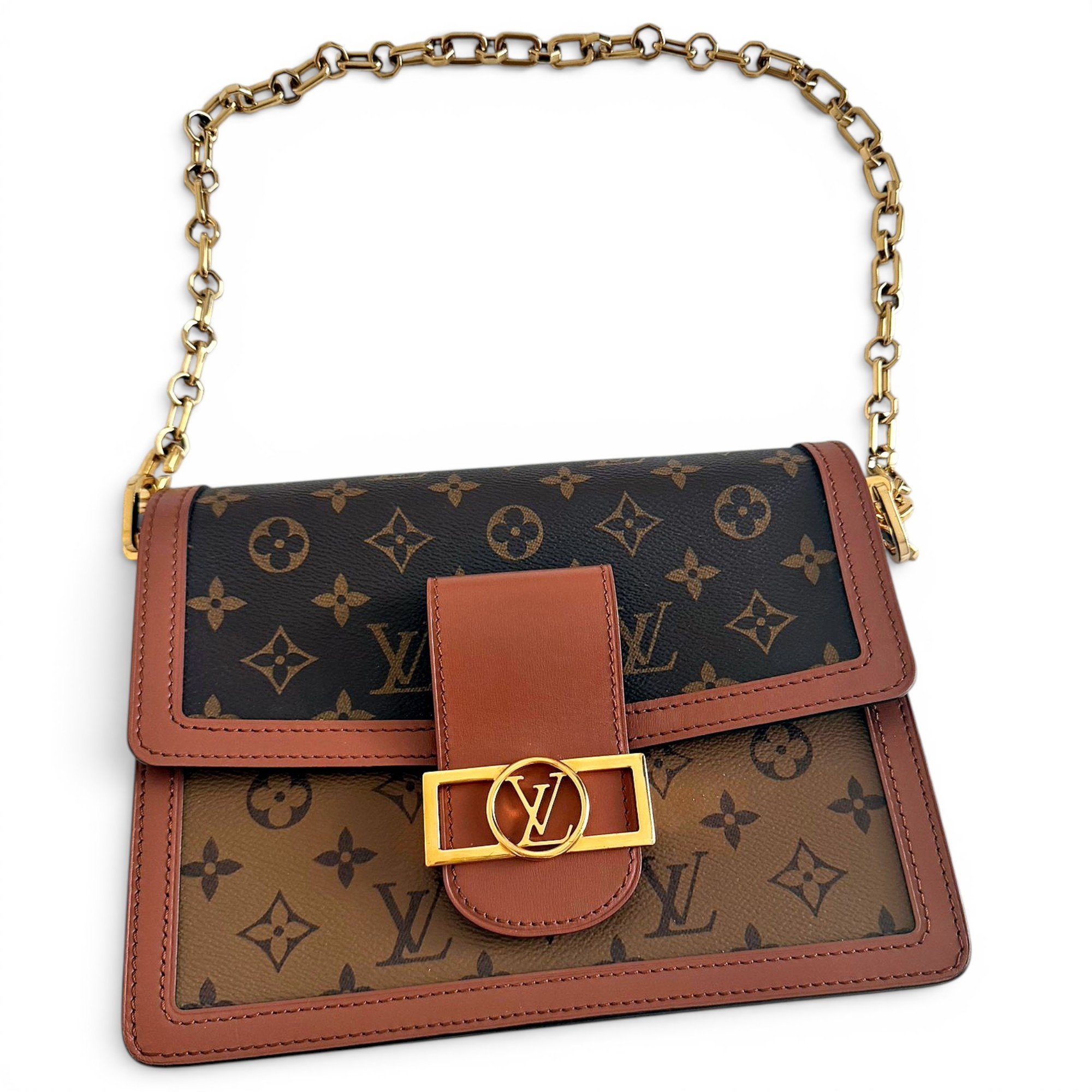 Dauphine leather bag