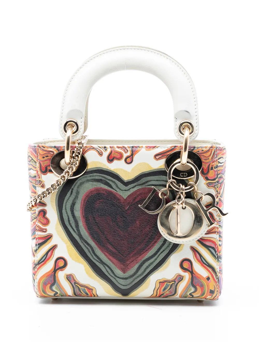 2018 Limited Edition Mini Calfskin Lady DiorAmour Lady Dior satchel