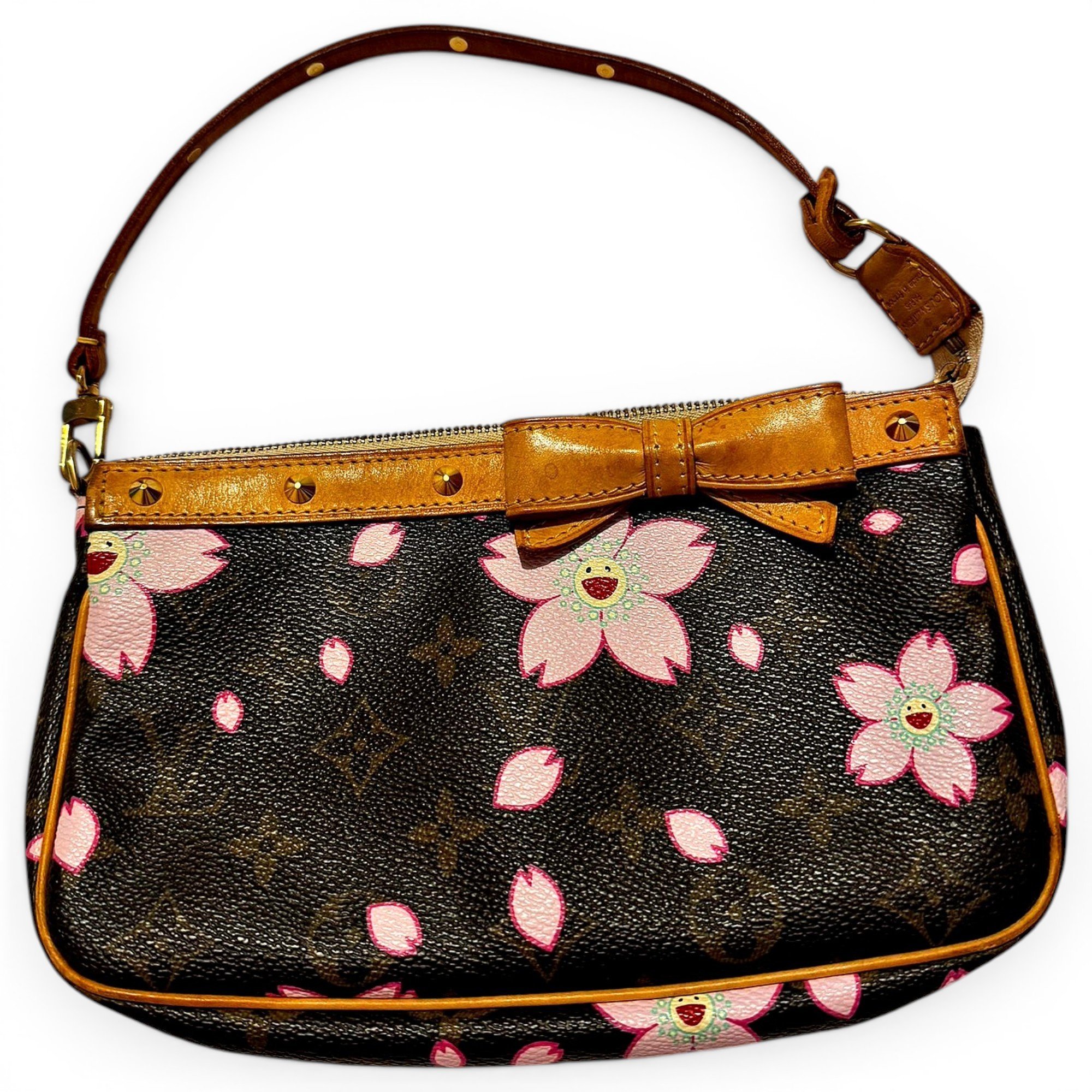 Pochette Accessoire leather handbag