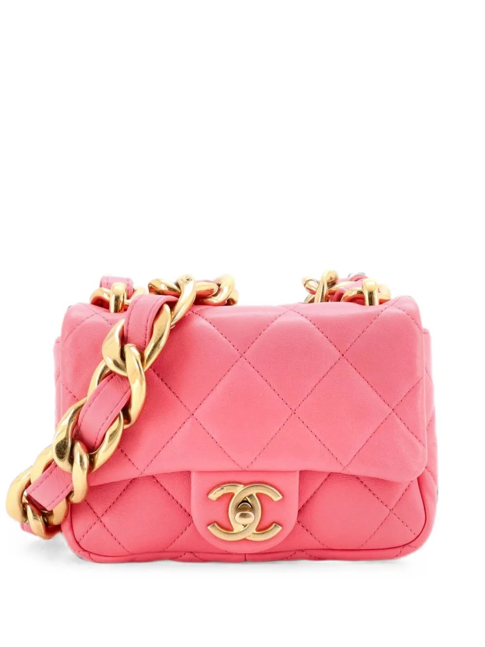 Funky Town Flap Bag Quilted Lambskin Mini shoulder bag