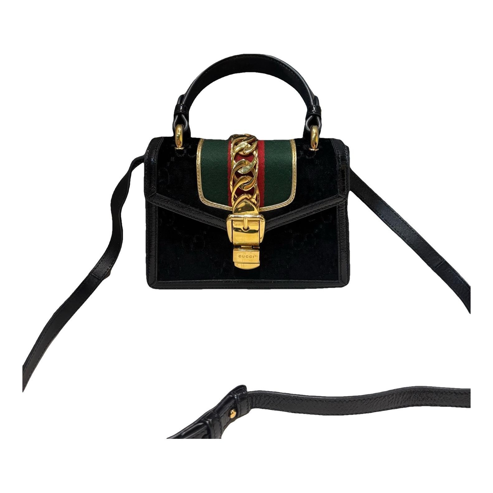 Sylvie Top Handle velvet handbag