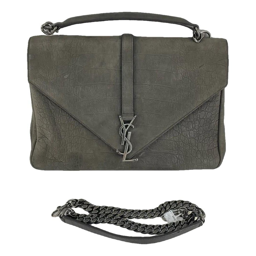 Collége monogramme leather handbag