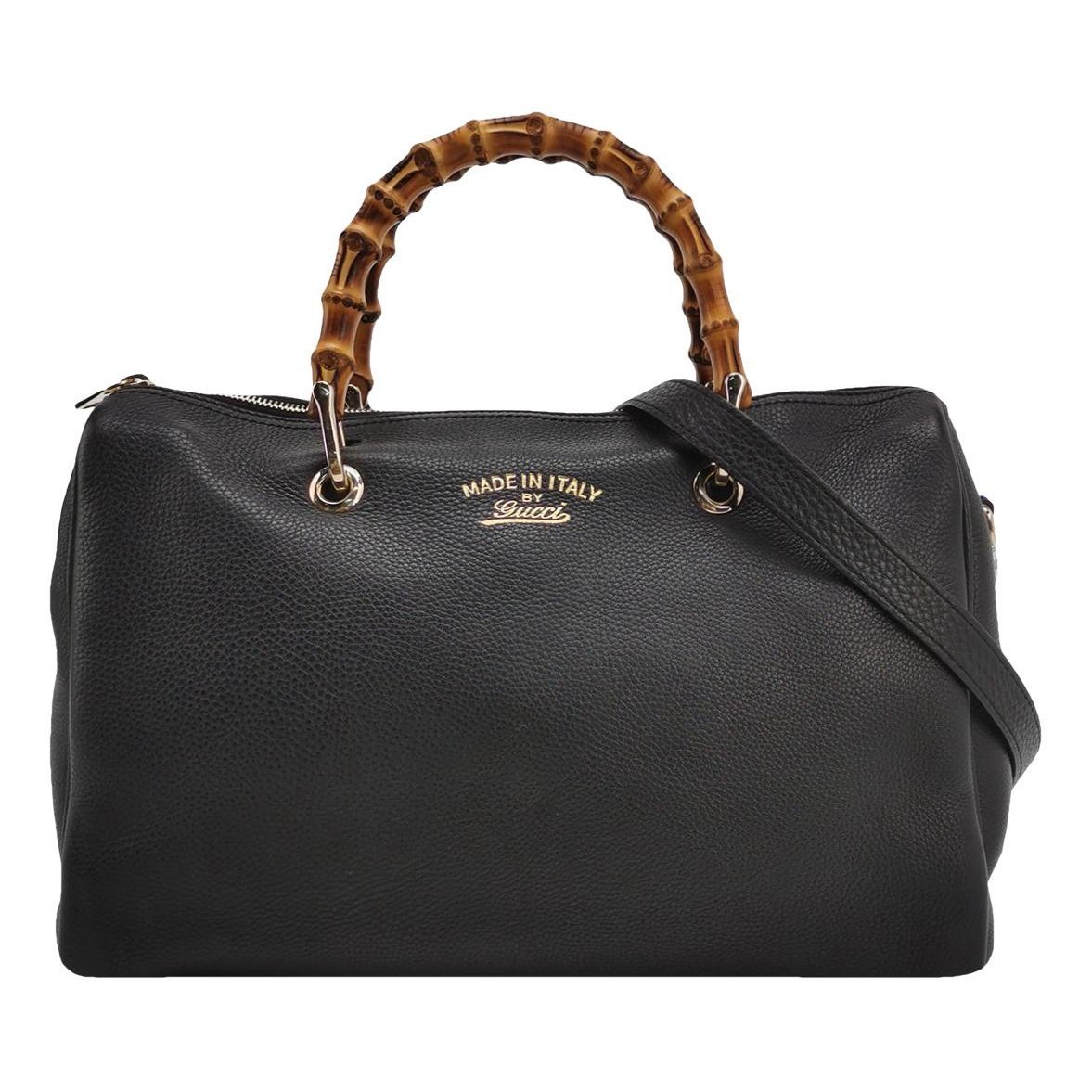 Bamboo Shopper leather tote