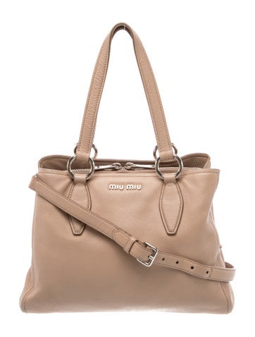 Leather Vitello Daino Tote Canella