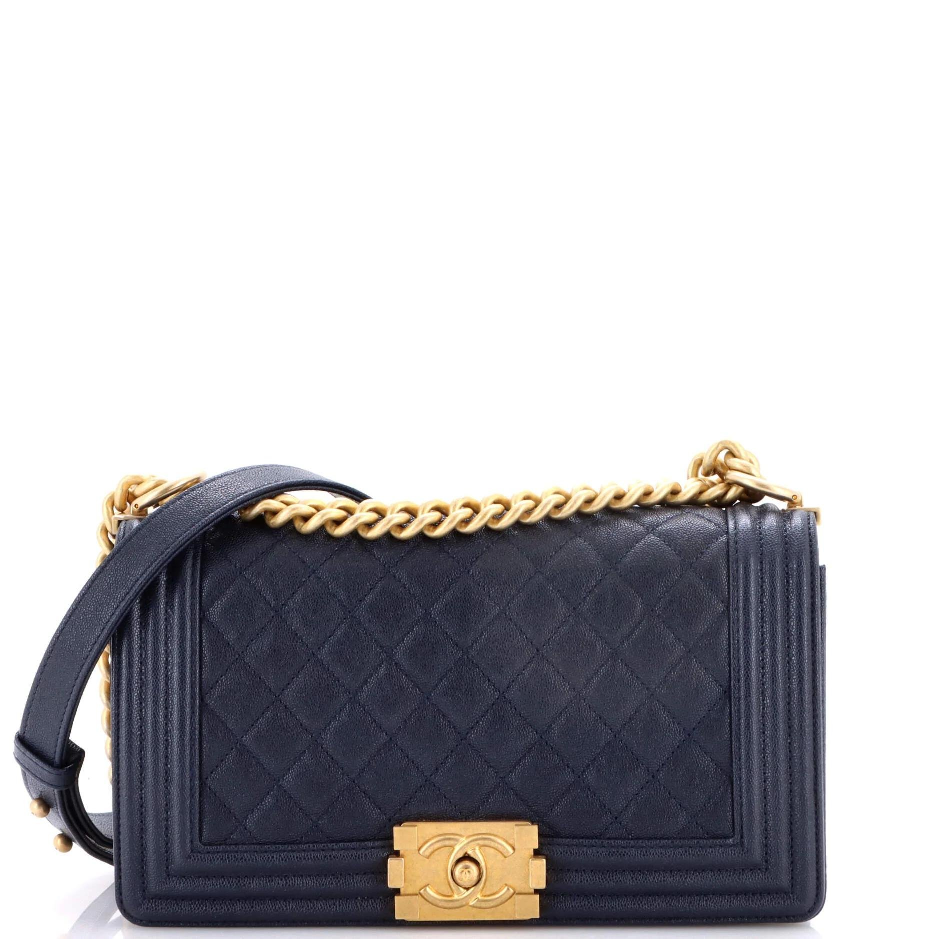 Boy leather crossbody bag