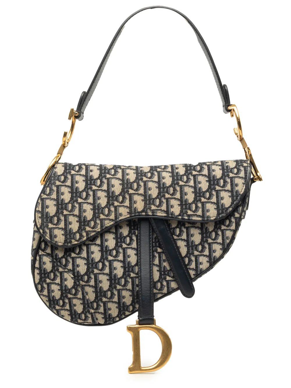 2018 Oblique Canvas Saddle Bag shoulder bag