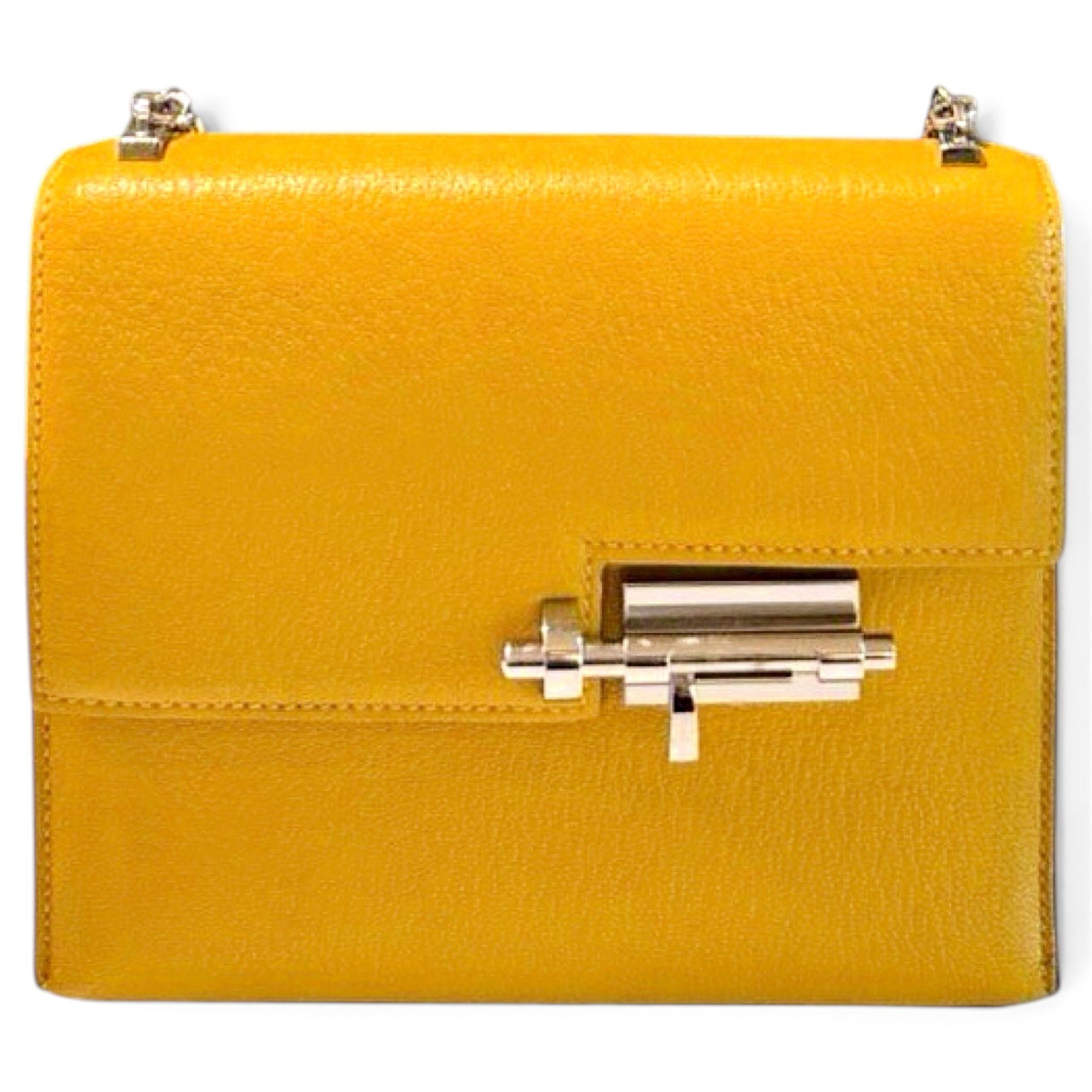 Verrou leather handbag