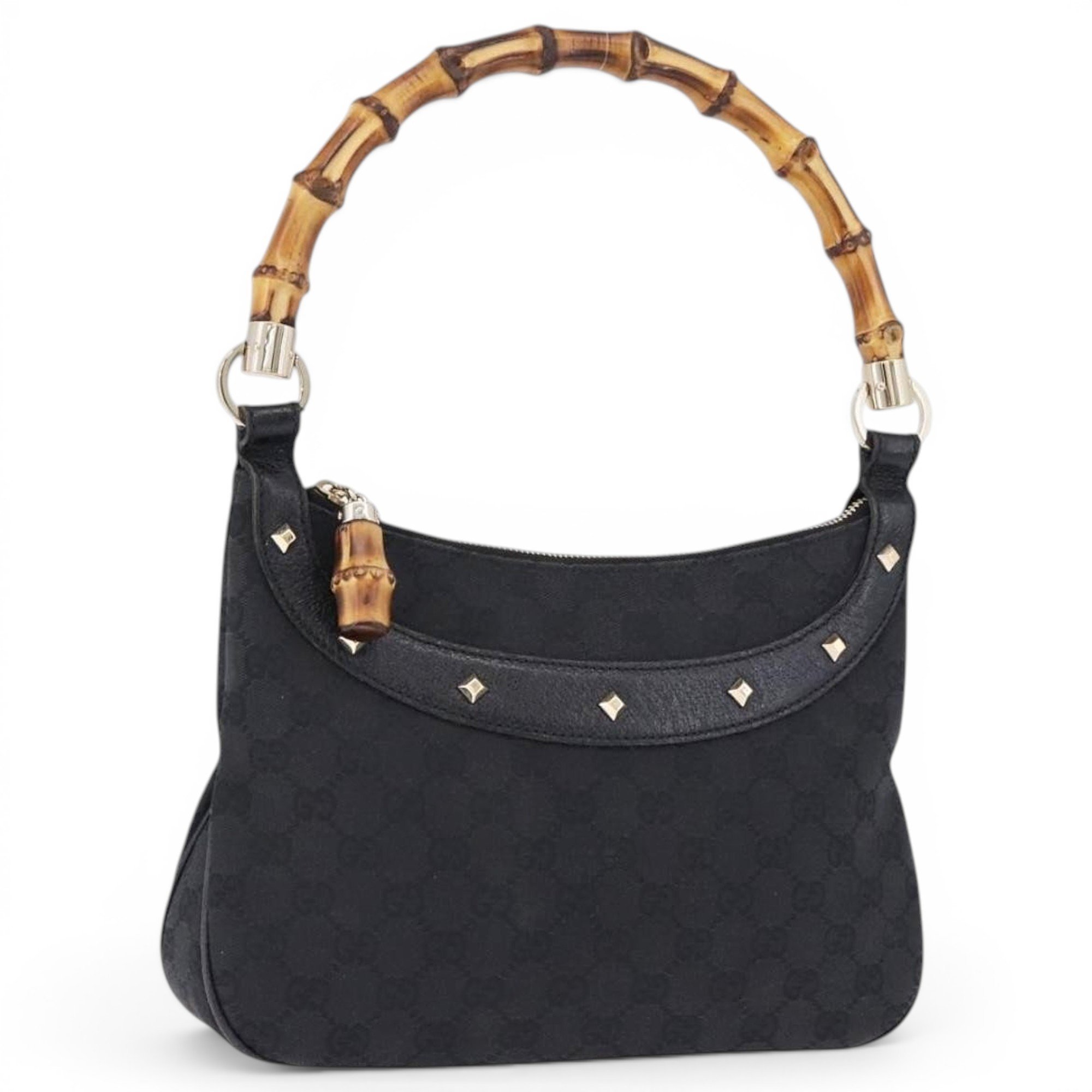 Gucci B leather handbag