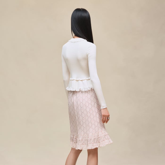 Blanc Naturel Jewel Long-sleeve Sweater