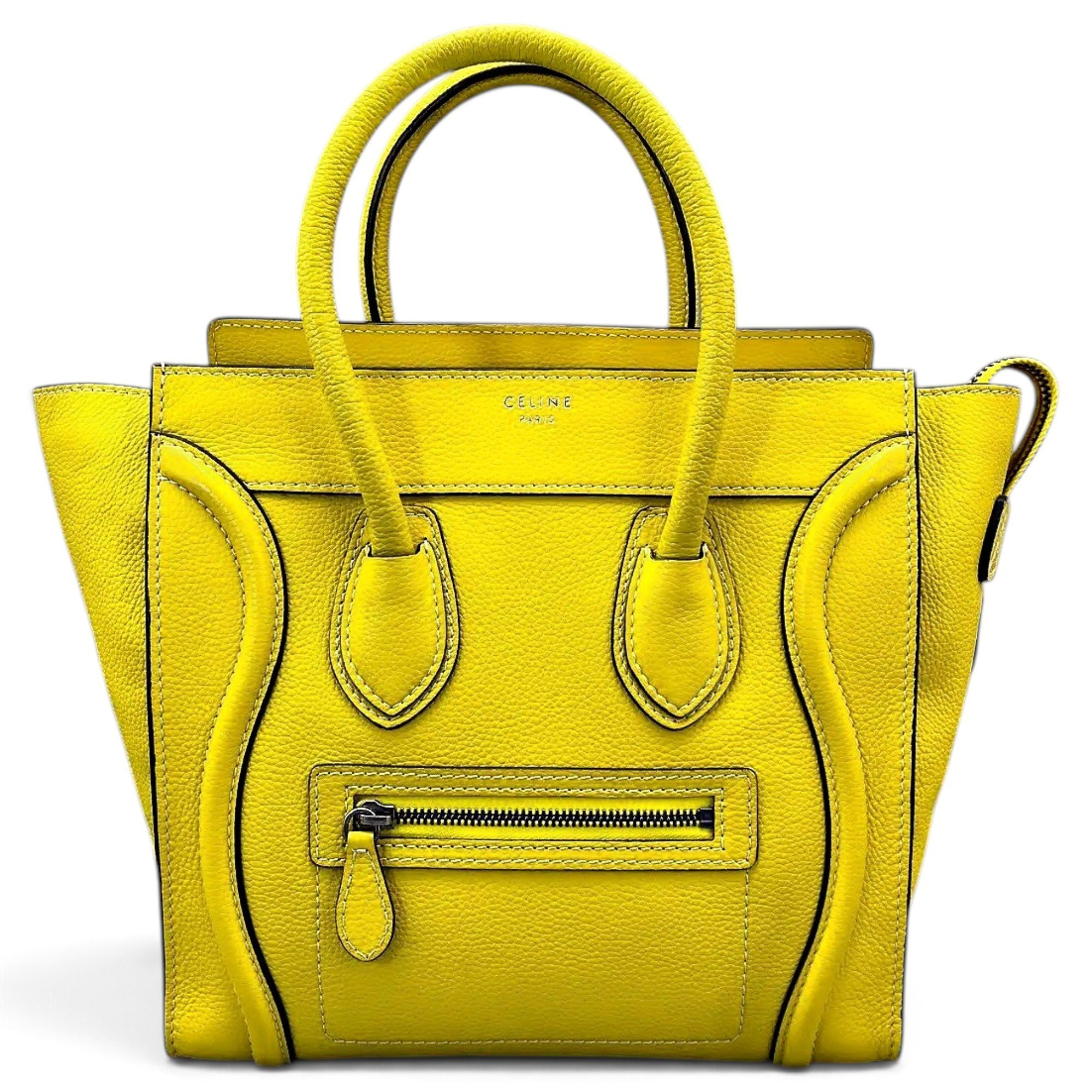 Luggage leather handbag
