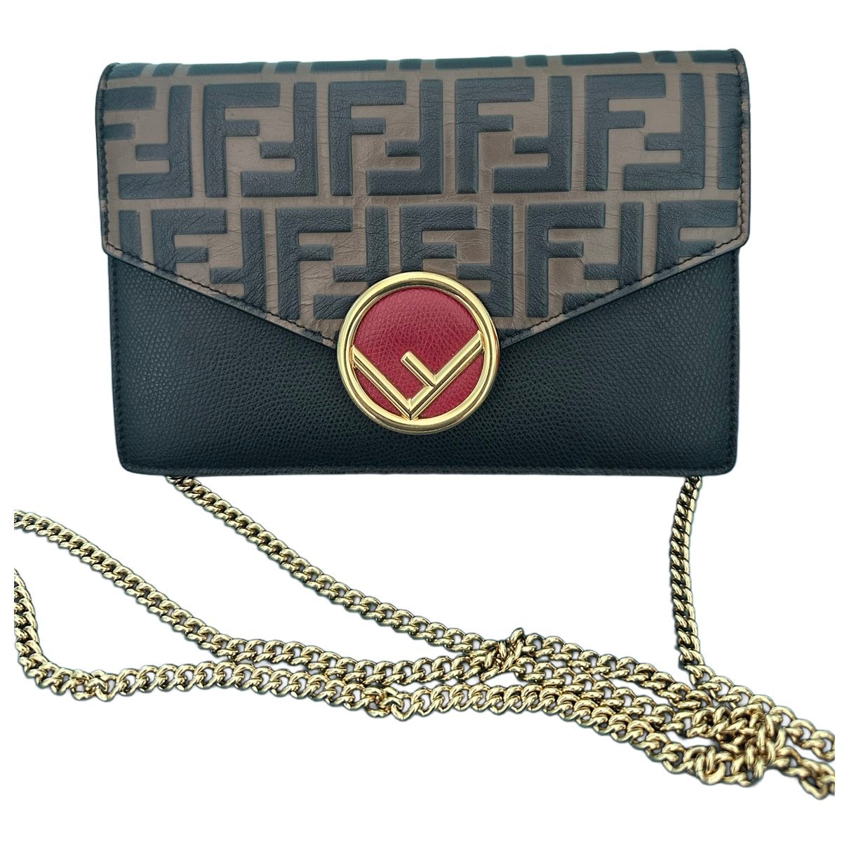 Kan I Logo leather handbag